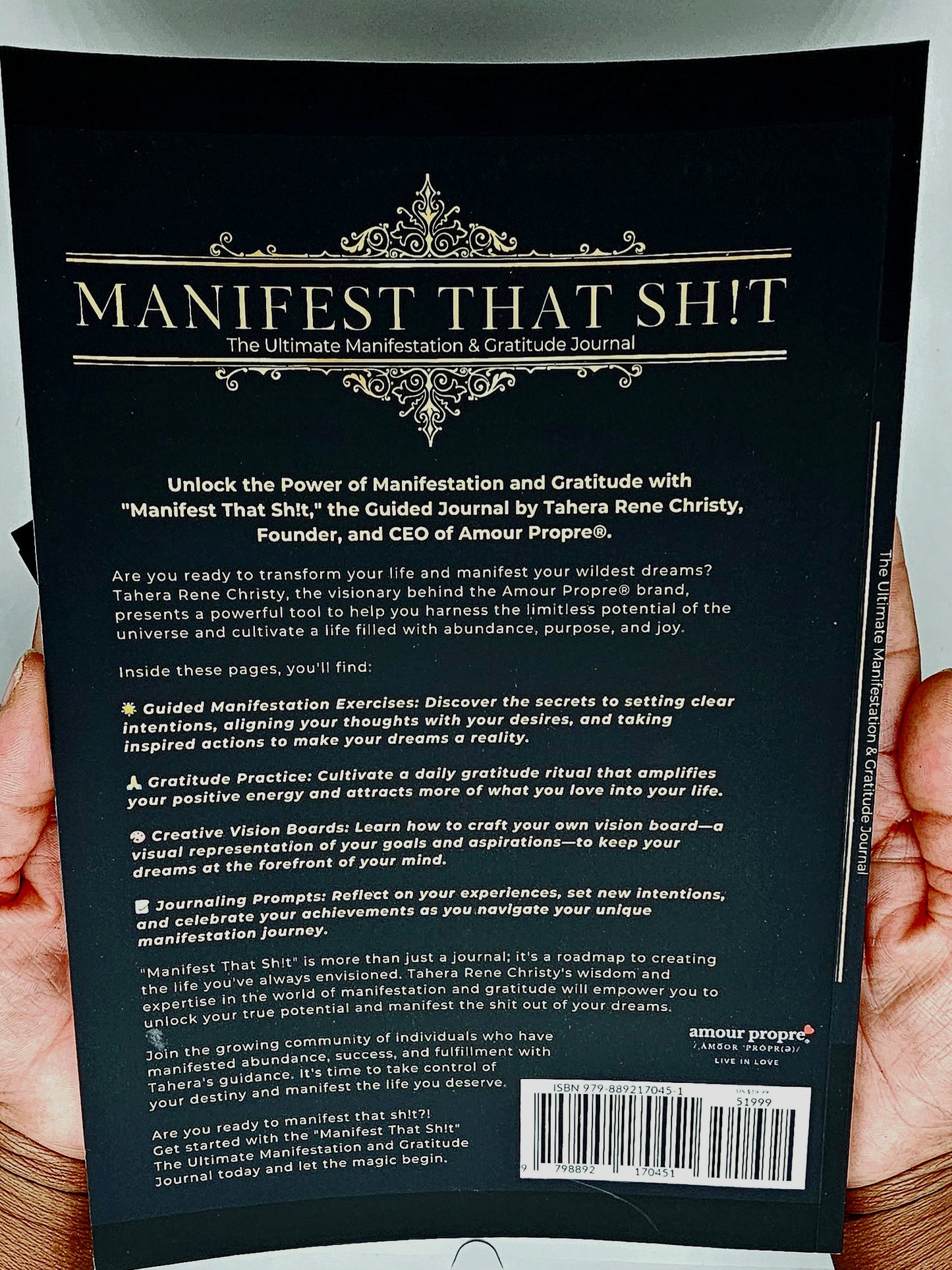 Manifest That Sh!t: Manifestation and Gratitude Journal By Tahera Rene Christy