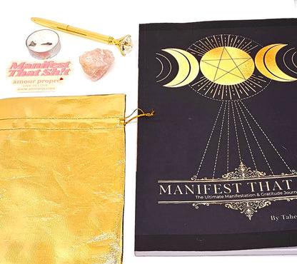 Manifest That Sh!t: Manifestation and Gratitude Journal By Tahera Rene Christy