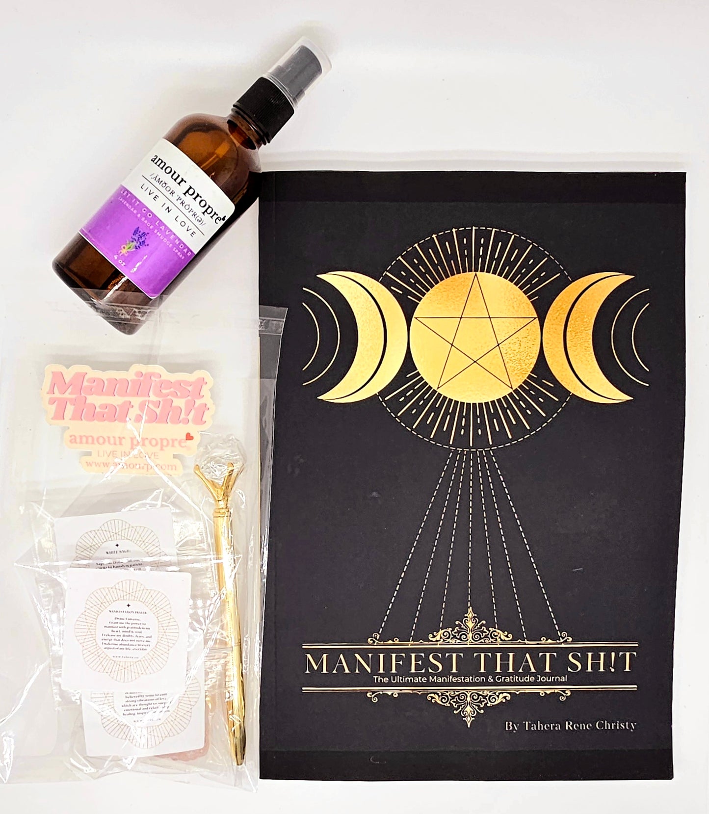 Manifest That Sh!t: Manifestation and Gratitude Journal By Tahera Rene Christy