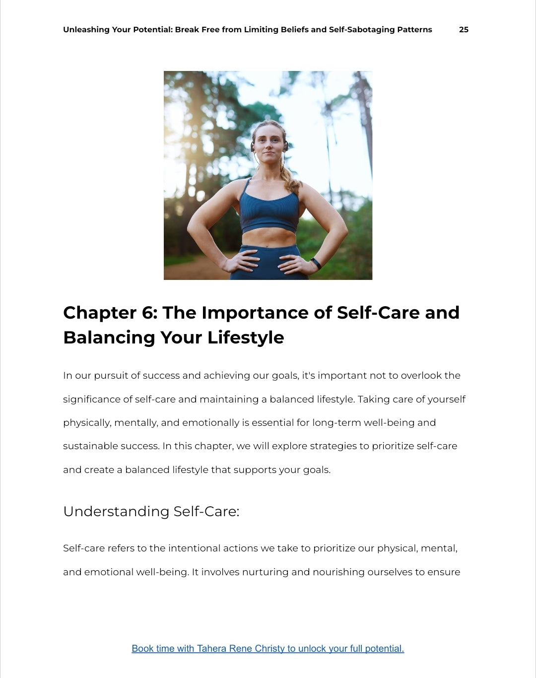 Unleashing Your Potential: Break Free from Limiting Beliefs and Self-Sabotaging Patterns By Tahera Rene Christy