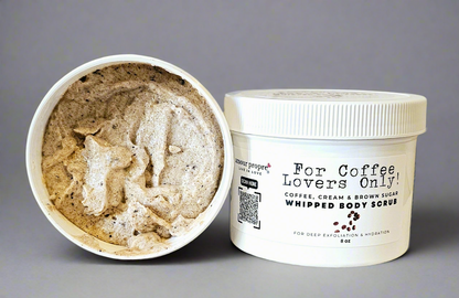 For Coffee Lovers Only! - Coffee & Brown Sugar Whipped Body Scrub - 8 oz