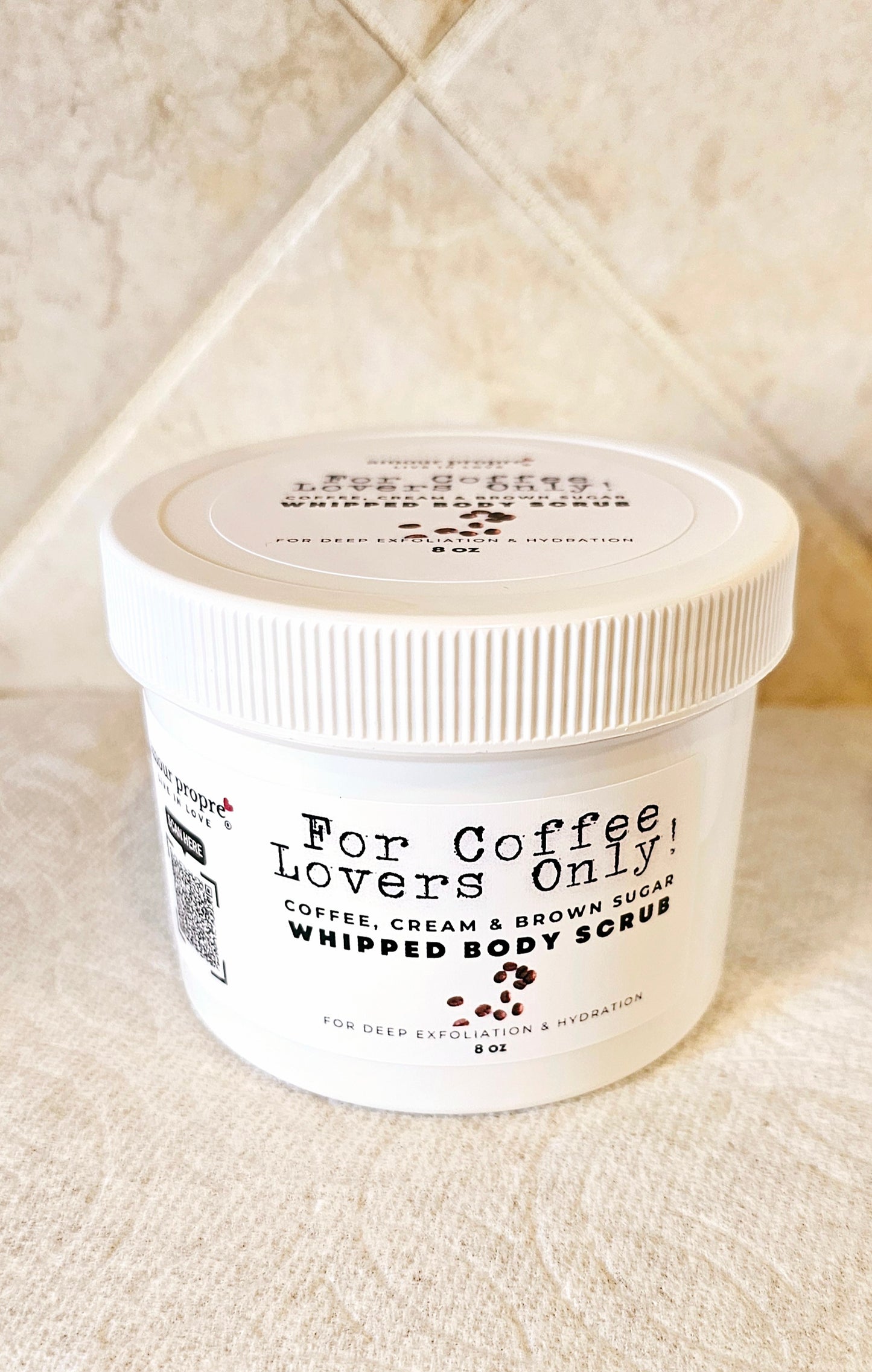 For Coffee Lovers Only! - Coffee & Brown Sugar Whipped Body Scrub - 8 oz