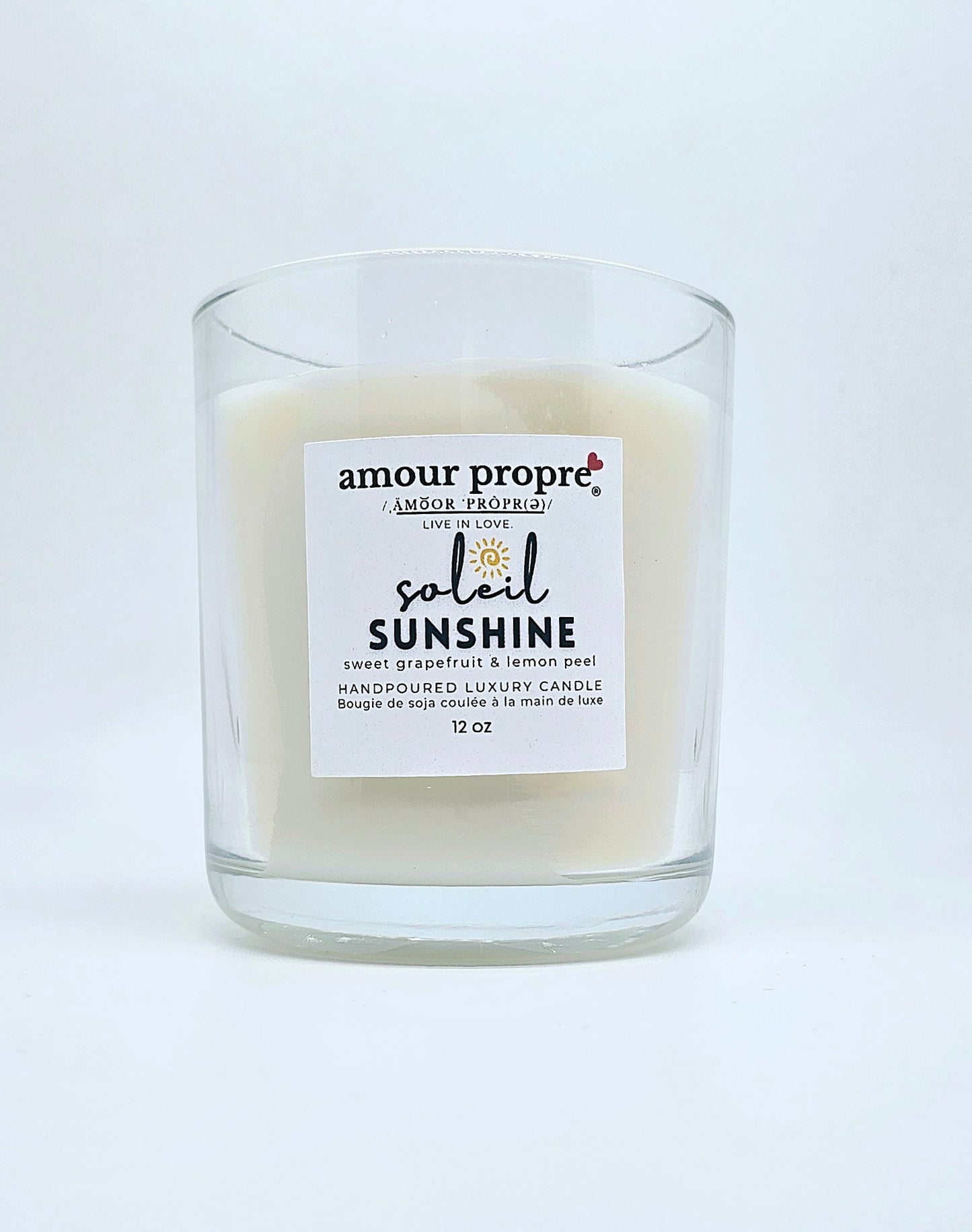 Soleil SUNSHINE Handpoured Luxury Soy Candle