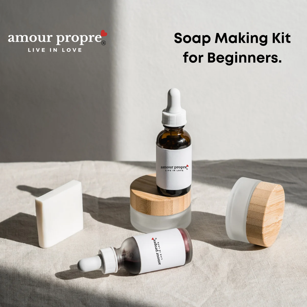 Amour Propre Cold Process Soap Making Kit for DIY Botanical Soaps Create Your Own Luxurious Handmade Soap with Natural Ingredients Cold Process Soap Kit – Make Botanical Soap Bars at Home DIY Natural Soap Making Kit with Essential Oils & Herbs Handmade Co