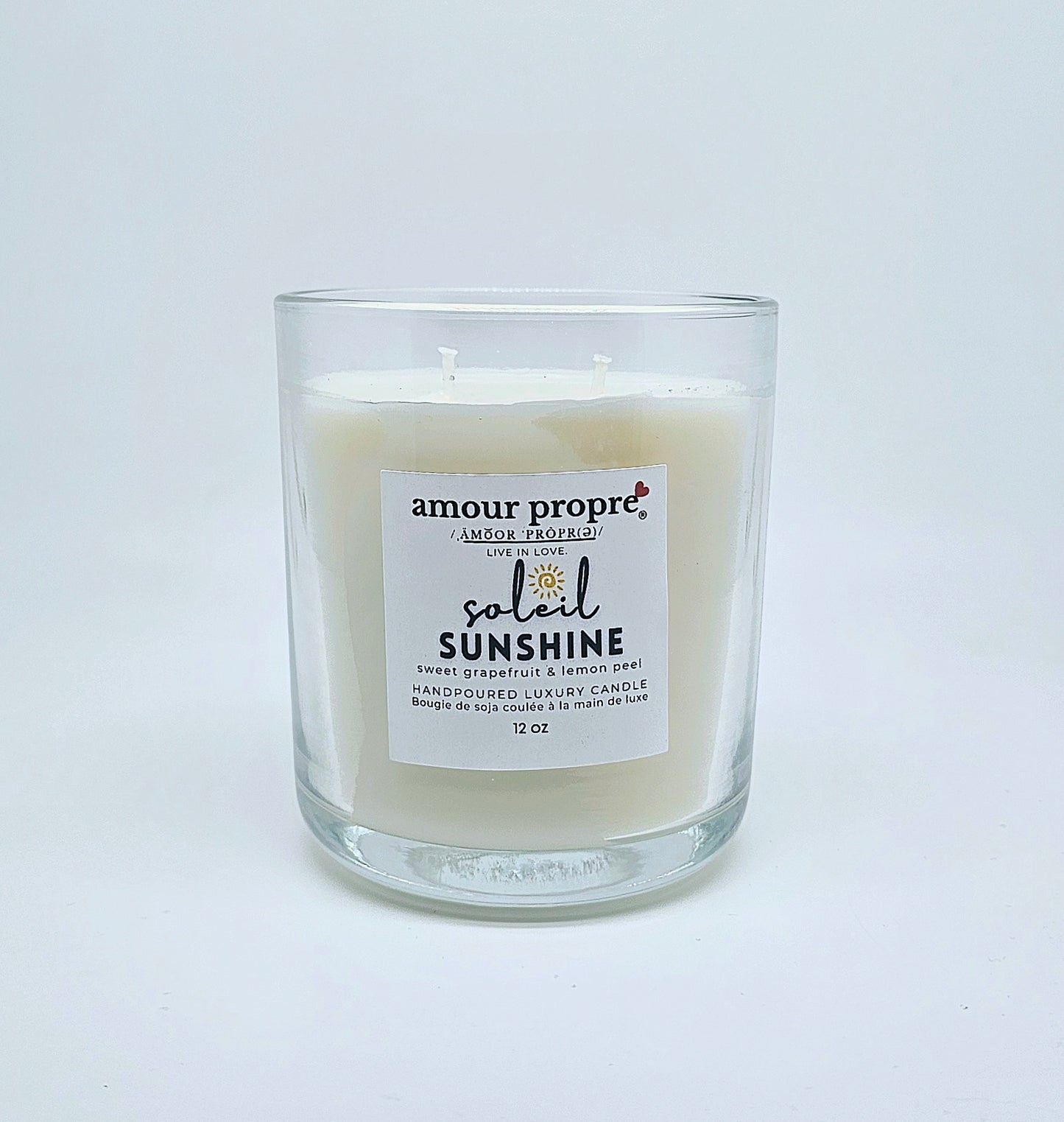 Soleil SUNSHINE Handpoured Luxury Soy Candle