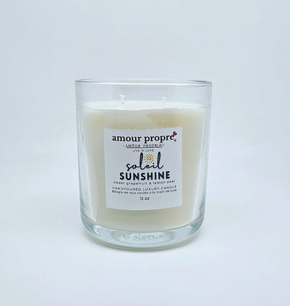 Soleil SUNSHINE Handpoured Luxury Soy Candle