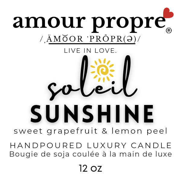 Soleil SUNSHINE Handpoured Luxury Soy Candle