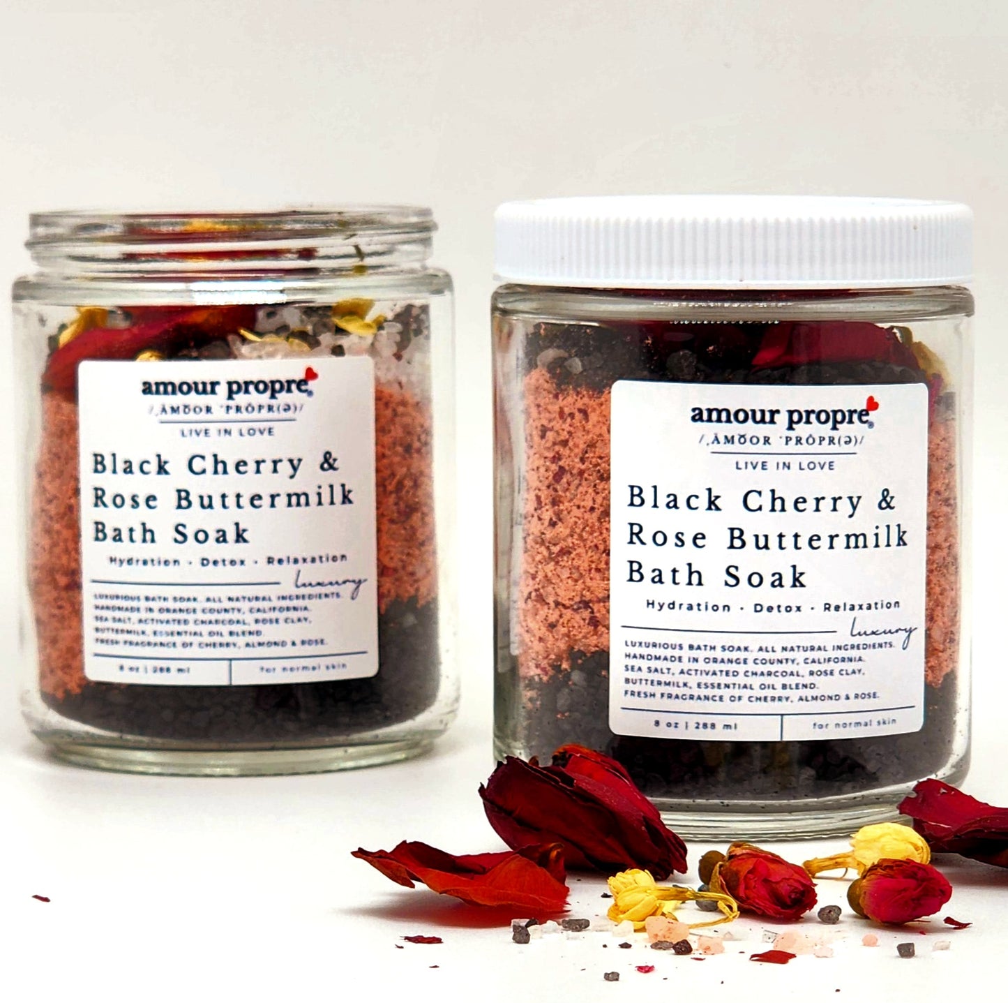 Black Cherry & Rose Buttermilk Bath Soak