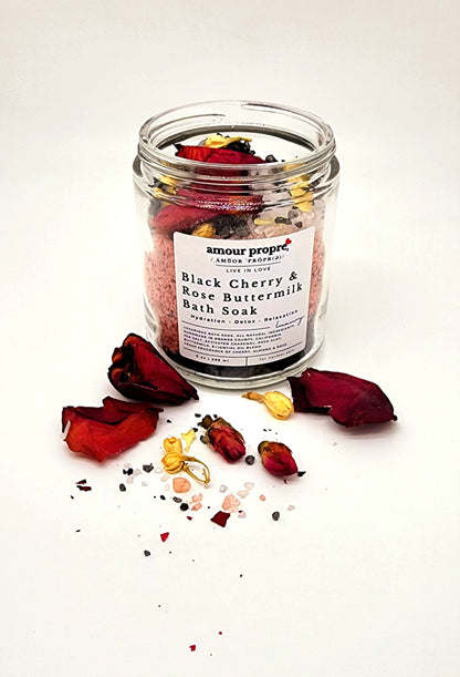 Black Cherry & Rose Buttermilk Bath Soak