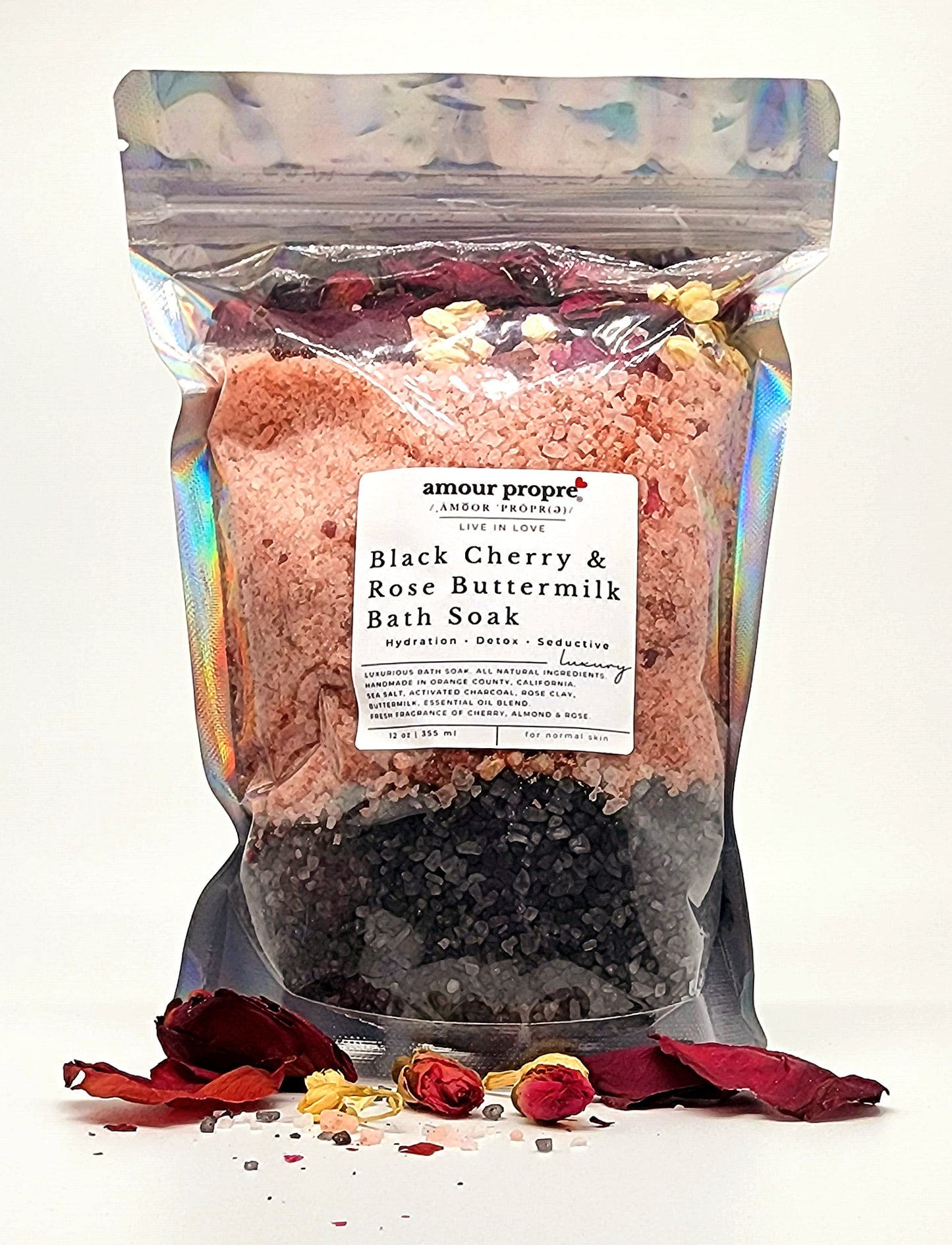 Black Cherry & Rose Buttermilk Bath Soak