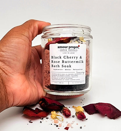 Black Cherry & Rose Buttermilk Bath Soak