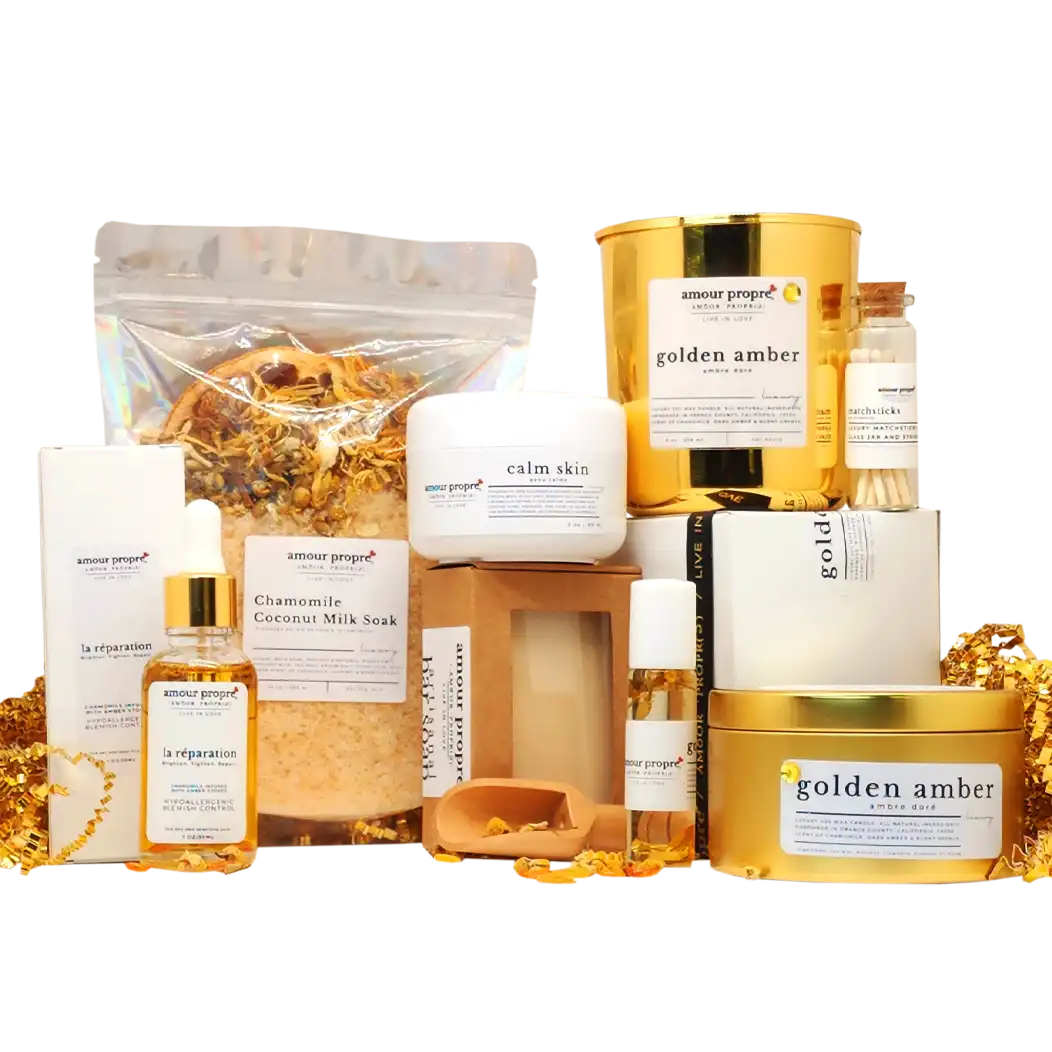 Amour Propre's Gold & Amber Gift Box