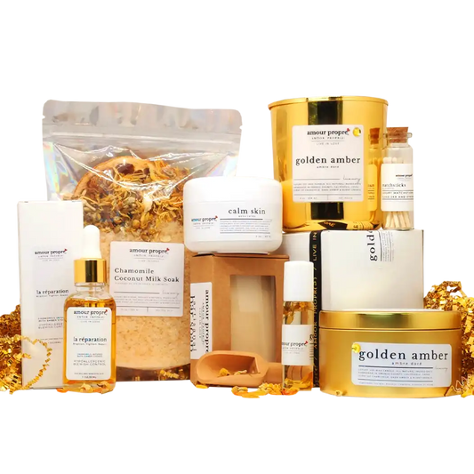 Amour Propre's Gold & Amber Gift Box