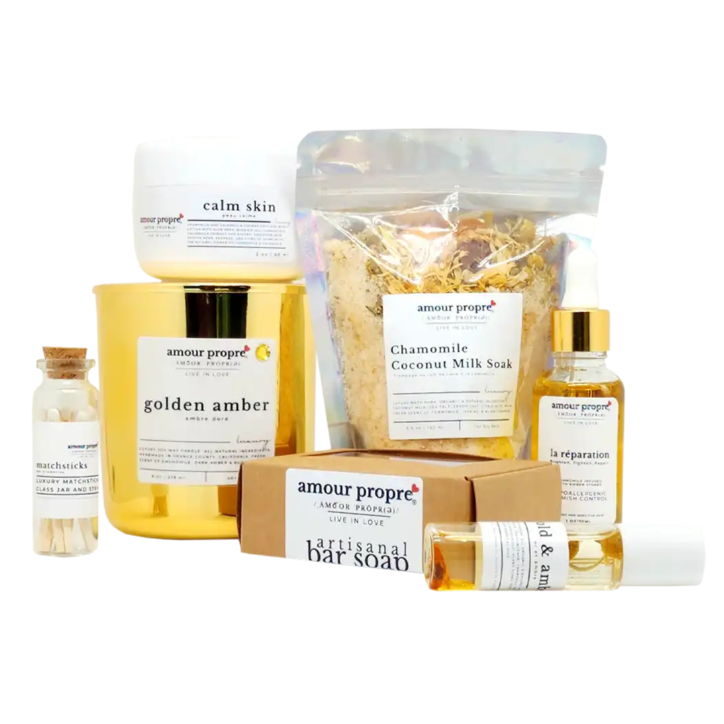 Amour Propre's Gold & Amber Gift Box