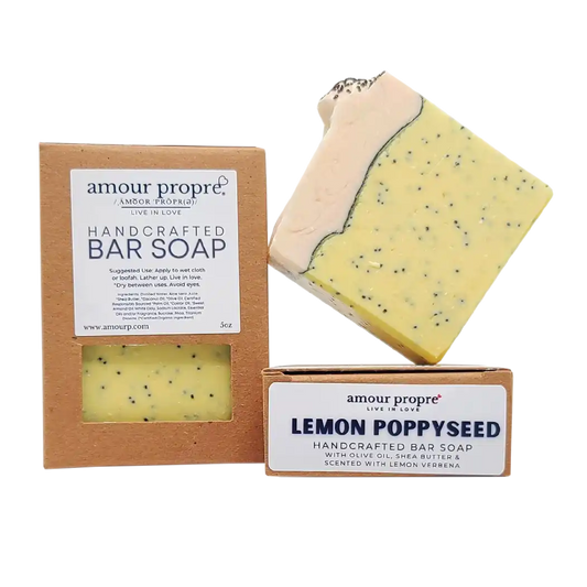 Lemon Poppy Seed Handcrafted Bar Soap