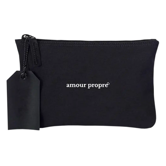 Amour Propre Cotton Zippered Pouch